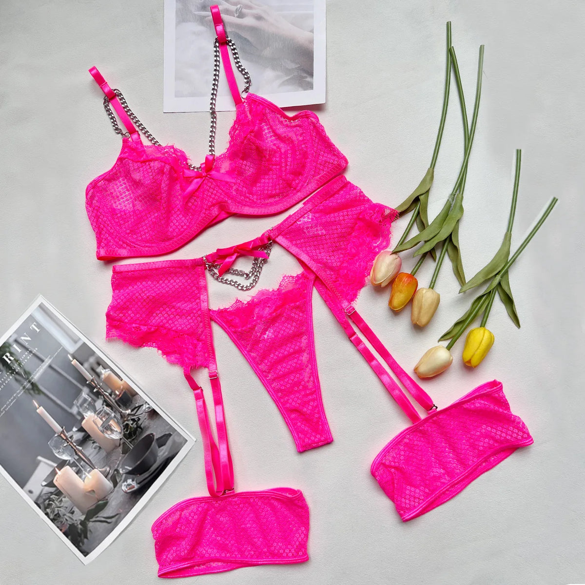 Sexy Bra And Panty set Exotic Costumes Sensual Transparent Erotic Apparel Porn Goth Mesh Sex Outfit Top and Briefs