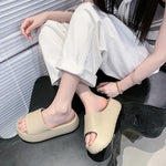 Summer Eva Chunky Platform Slippers Women Comfortable Soft Thick Bottom Sandals Woman 2025 Non Slip Beach Flip Flops Female