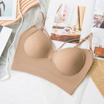 Seamless Bras For Women Deep Vneck Push Up Bra Wireless Bralette Women's Sexy Lingerie Beautiful Back Underwear Female Crop Top