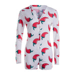 Women Casual Playsuits Long Sleeve V Neck Button Down Bodycon Romper Women Short Jumpsuit Overalls Loungewear Summer Fall
