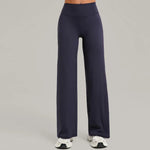 Women's Pilates Straight Yoga Pants Leggings Versatile Loose Wide-Leg Running Sports Fitness Hip-Lifting High Waist Trousers