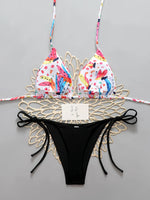 Halter Triangle String Thong Bikinis 2026 Women Sexy Swimsuit Brazilian Swimwear Female Bathers Bathing Swimming Swim Suit