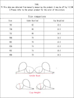 High-quality purple embroidered lingerie sexy semi-transparent bra sexy brassiere women's underwear YS2933