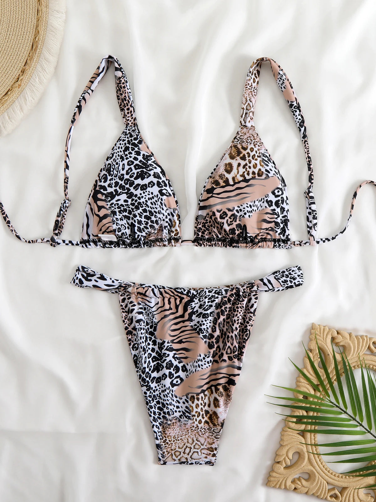 2026 Triangle Strappy Bikini Women Sexy Swimwear Female Brazilian Swimsuit Bathers Bathing Swimming Swim Suit Beachwear Summer