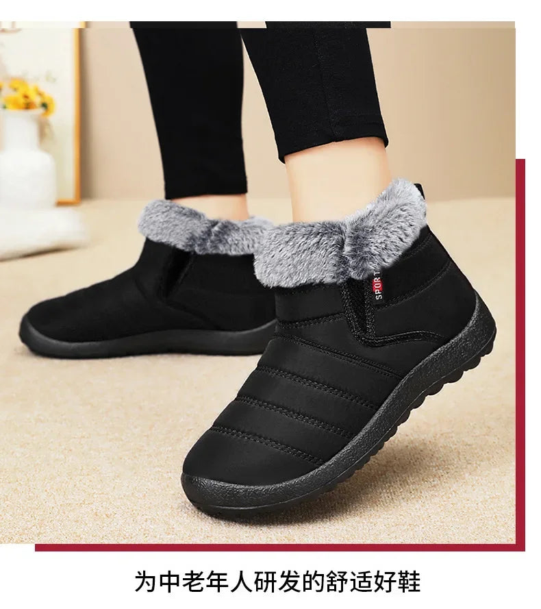 Outdoor Snow Boots CoupleHikingMen's Shoes, Women'sSkiHigh-Top Cotton Shoes, Cold-Proof Men's Boots, Women's 2026