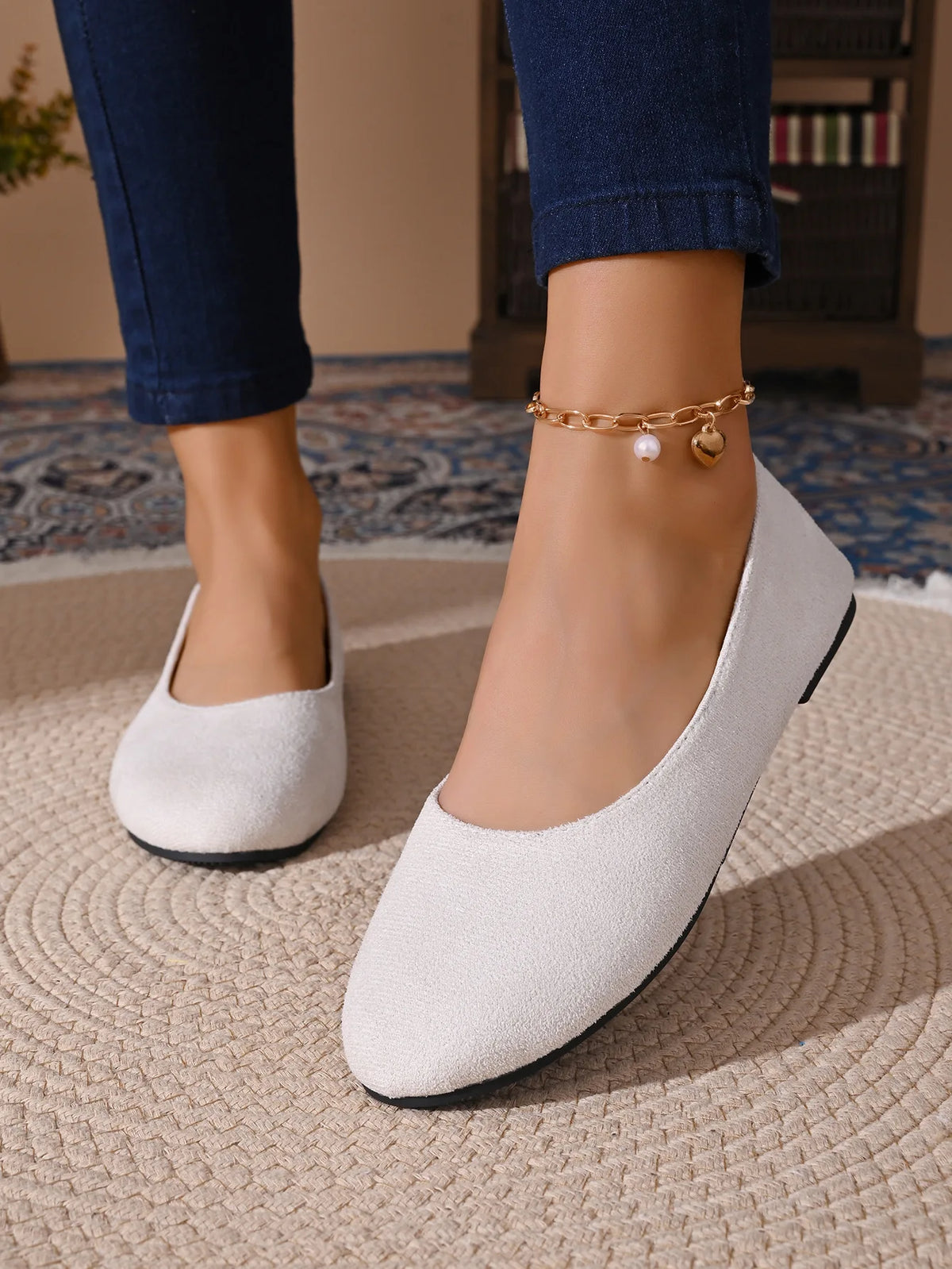 Women Flats Shoes Comfortable Knit Ballet Flat Shoes Women Casual Slip on Loafers Office Boat Sneakers Women Zapatos De Mujer