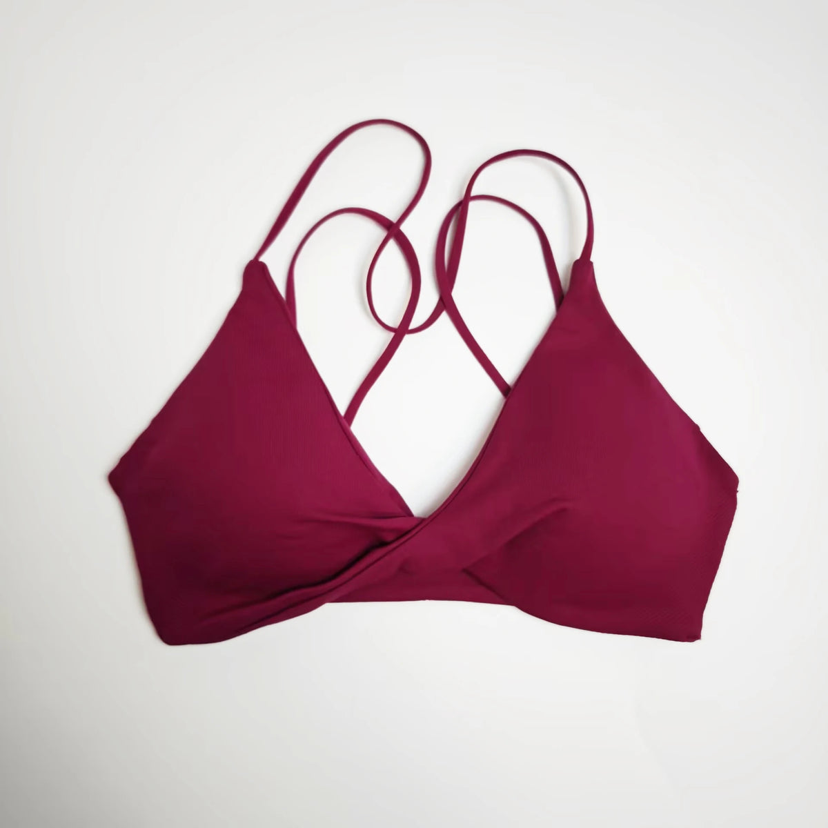 NCLAGEN Vision Twist Front Sports Bra High Support Push-up Gym Underwear Cross Thin Strap Workout Fitness Running Sexy Yoga Top