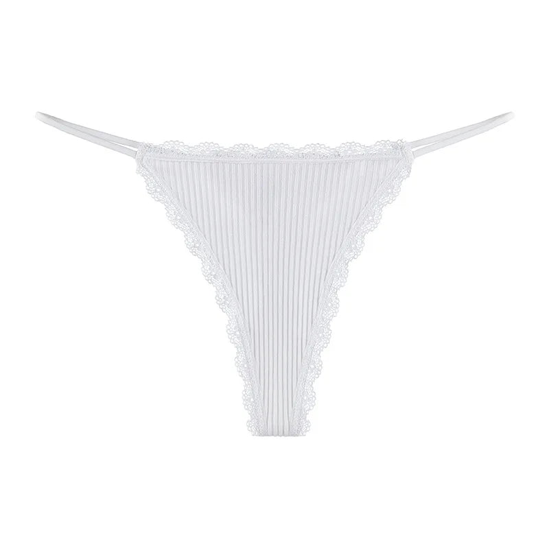 Lace Cotton Panties Sexy Women Briefs Underwear Thong Soft G StringIntimates Ladies Female Panty Lingerie