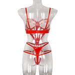 Toucheart Underwear Sets Sexy Lingerie Sets Woman Sexiest Bra Set Full Network Lingerie for Sex Transparent Clothing Bra Corset