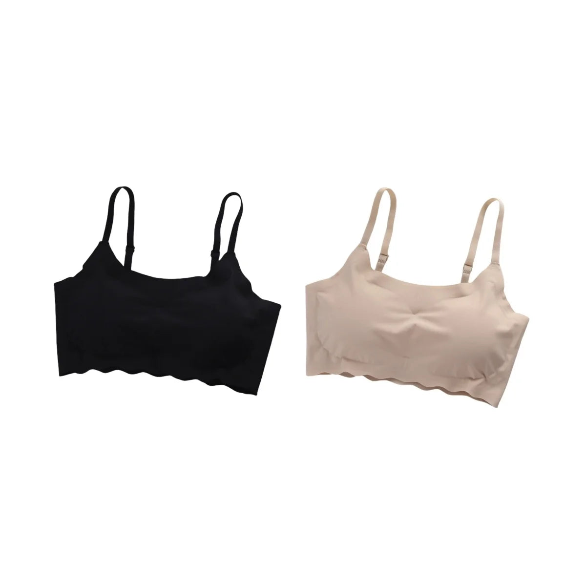 2Pcs/Set Push-Up Bras For Women Tube Top Seamless Underwear No Steel Ring Soft Support Bra Female Breathable Sexy Lingerie