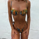 Solid And Printed Swimsuit Sexy Bikini Women Swimwear Brazilian Biquini Push Up Bathingsuit Female Patchwork Swim Suit Beachwear