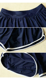 New High-end Split Swimsuit with Sports Style and Flat Angle Pants for Slimming and Vacation Swimsuits Cross-border