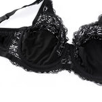 Plus Size E F G H I Cup Womens Bra Lace Brassiere Support Underwire Mesh Thin Large Adjusted-straps BH