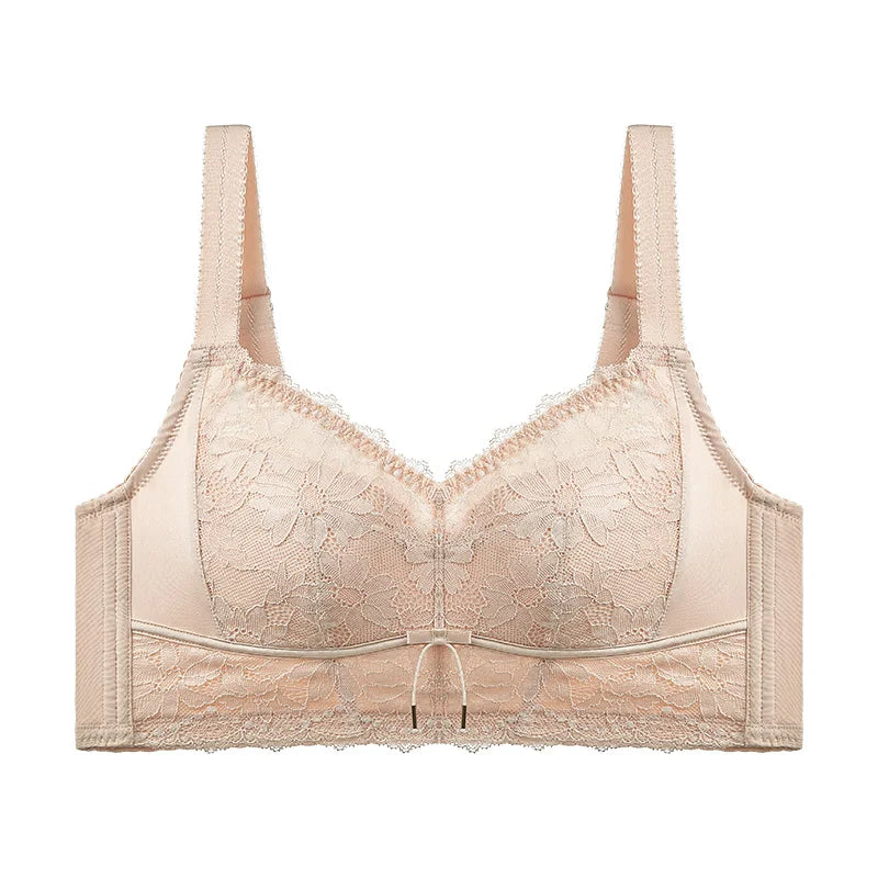 4/4 Cotton Cup Big Chest Appears Small Undercover for Underwire Bra Lightweight Breathable Seamless and Soft Support OW6059