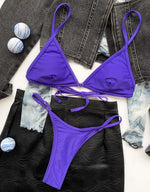 Extreme Mini Micro String Tiny Bikini Female Swimsuit Women Thong Swimwear Two-pieces Bikini Set Triangle Bathing Suit Swim Lady