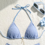 New White Sexy Bikinis Swimsuits Women's Swimwear Push Up Female Beach Swim Wear Bathing Suits Brazilian Bikini Set Pool Bather