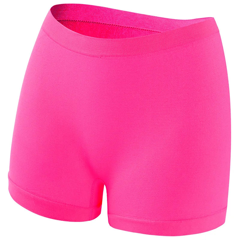 1PC Women Mid-Rise Boyshort Panties Ribbed Seamless Underwear Ladies Stretch Sports Panty Comfort Sexy Lingerie S-5XL Intimates