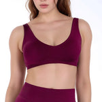 NCLAGEN Impact Scoop Back Bra High Support Yoga Tops Women Push-up Gym Clothes Pilates Sports Underwear Quick Dry Workout Vest