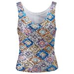 Summer Women Sequin Tank Tops Sparkly Graphic V Neck Vest Fashion Stylish Sleeveless Shirts Casual Office Daily Streetwear