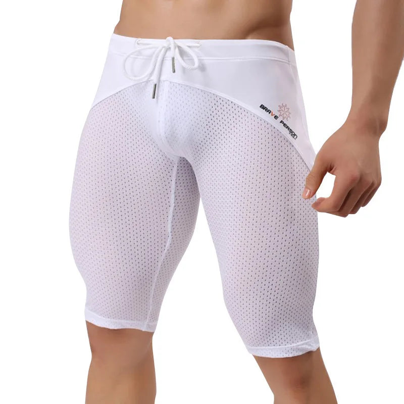 Men's Underwear Shaping Pants Sports Slim Fit Pants Sports Mid-Length Pants Cycling Pants Pants Casaul Elegant Style Pants 3TEL