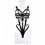 Women Sexy Pu Leather Full Body Harness Belt Waist Corset Belt Bondage Bdsm Bodysuit Gothic Fetish Exotic Clothing