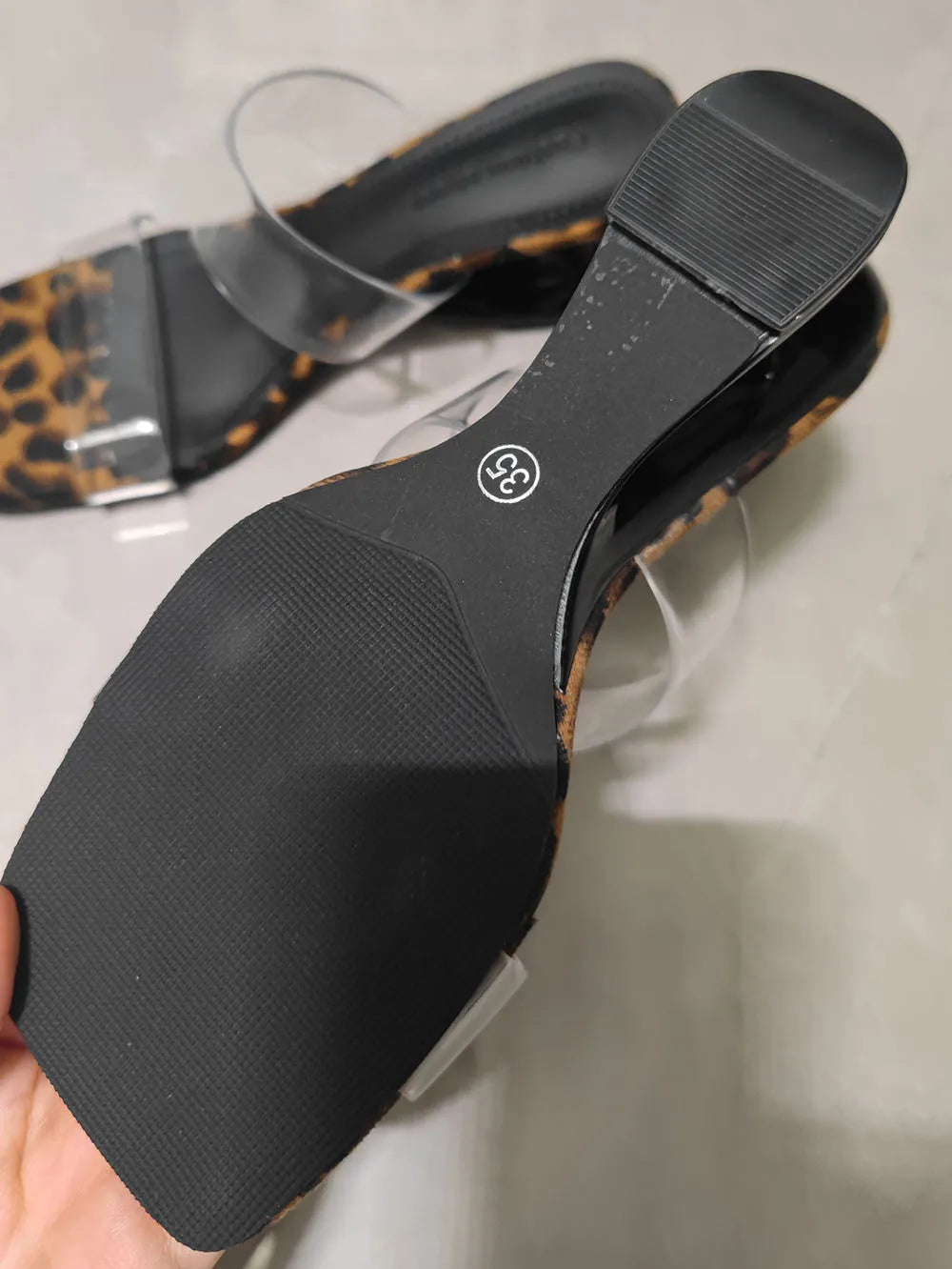 Y2K PVC Transparent Designer Sandals Women Shoes Slip On Hollow Wedge Slide Mules Beach Vacation 6cm Comfortable Walking Heels