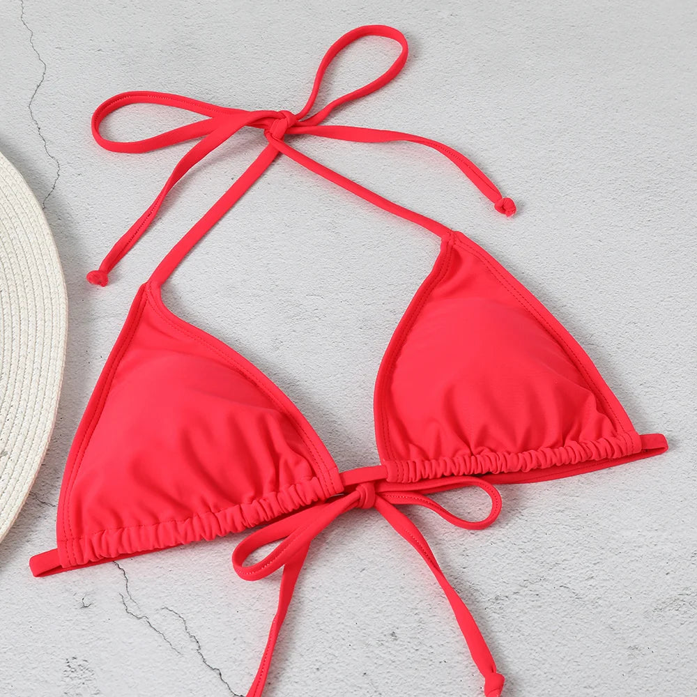 3 Pieces Bikini Set With SkirtTie Dye String Thong Bathing Suit Women Swimsuit FemaleSwimwear Beach Wear Swim Lady Summer
