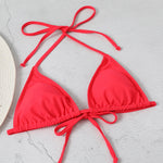 3 Pieces Bikini Set With SkirtTie Dye String Thong Bathing Suit Women Swimsuit FemaleSwimwear Beach Wear Swim Lady Summer