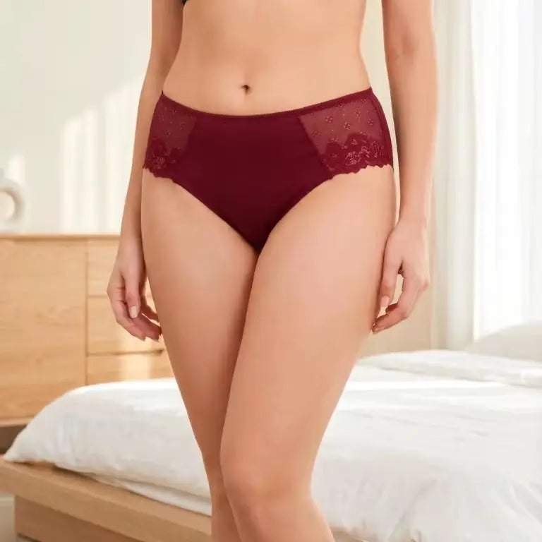Five Colors Plus Size Lace triangle pantshigh underwear lacesexy Womenplus large underwear Z2400