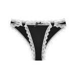 1pcs Low Rise Bow Sexy Lace Women's Panties Patchwork Heart Decor Elegant Lady Briefs Comfortable Breathable Female Underwear