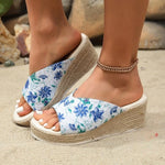 Women's Thick-soled Wedge Heels, Fashion Open-toe Non-Slip High Heels, Outdoor Sandals