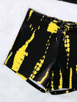 2026 Print String Bikini Swimsuit Women High Waist Shorts Swimwear Female Bathers Bathing Swimming Swim Suit Beachwear
