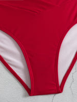 Cross Wrap High Waist Bikini Sets Sexy Red Brazilian Biquini Swimsuit Two Pieces Swimwear Women 2024 Bathing Suits Beach Wear