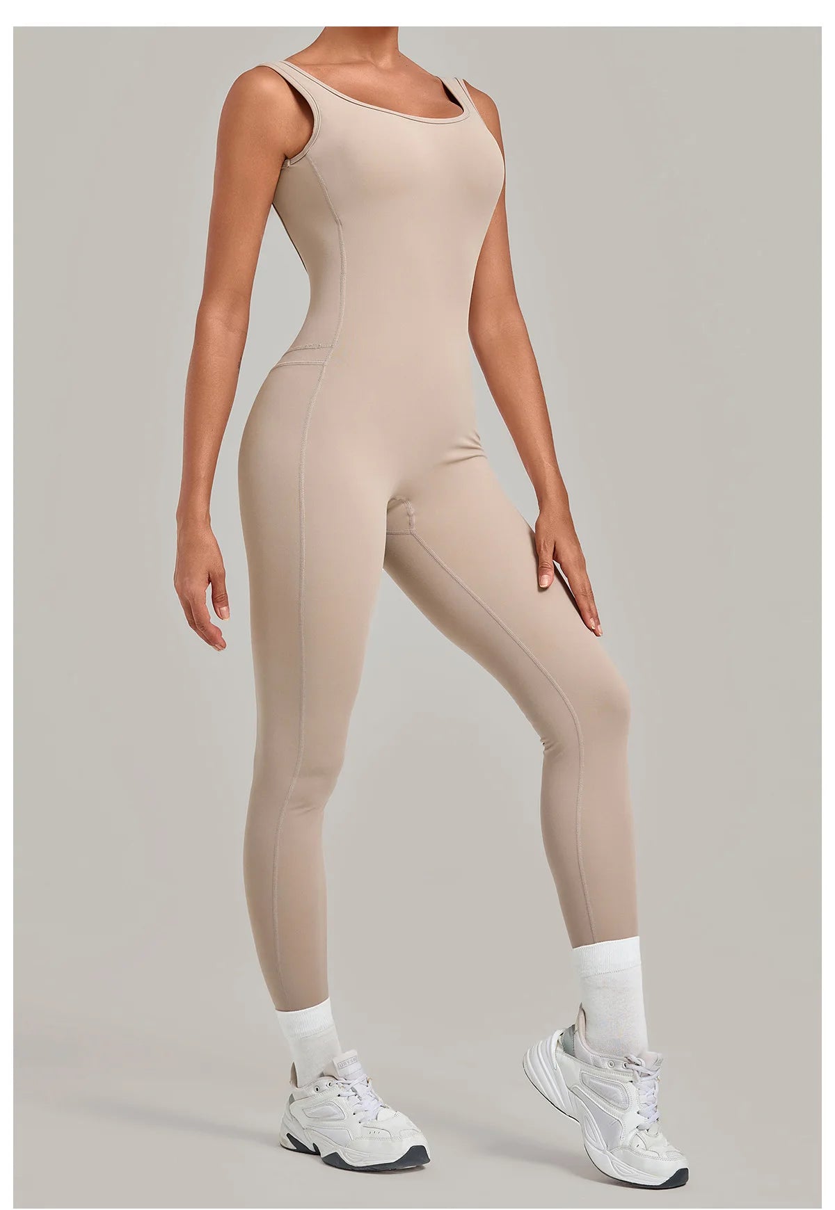 Summer Tight Yoga Jumpsuit Women Hollow Out Exposed Back Fitness Clothing Outwear Gym Running Workout Sports One Piece Suits