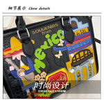 Design Patchwork Zipper 2026 Hot Sale Women's Bags Retro High Quality Women's Bags PU New Personality Stylish Shoulder Bags