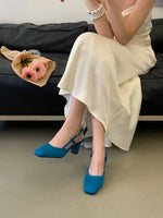 Summer Closed Toe Sandals Buckle Strap Summer Heels Mary Jane Thick Heels French Shallow Lolita Sandals OL Dress Shoes New 2026