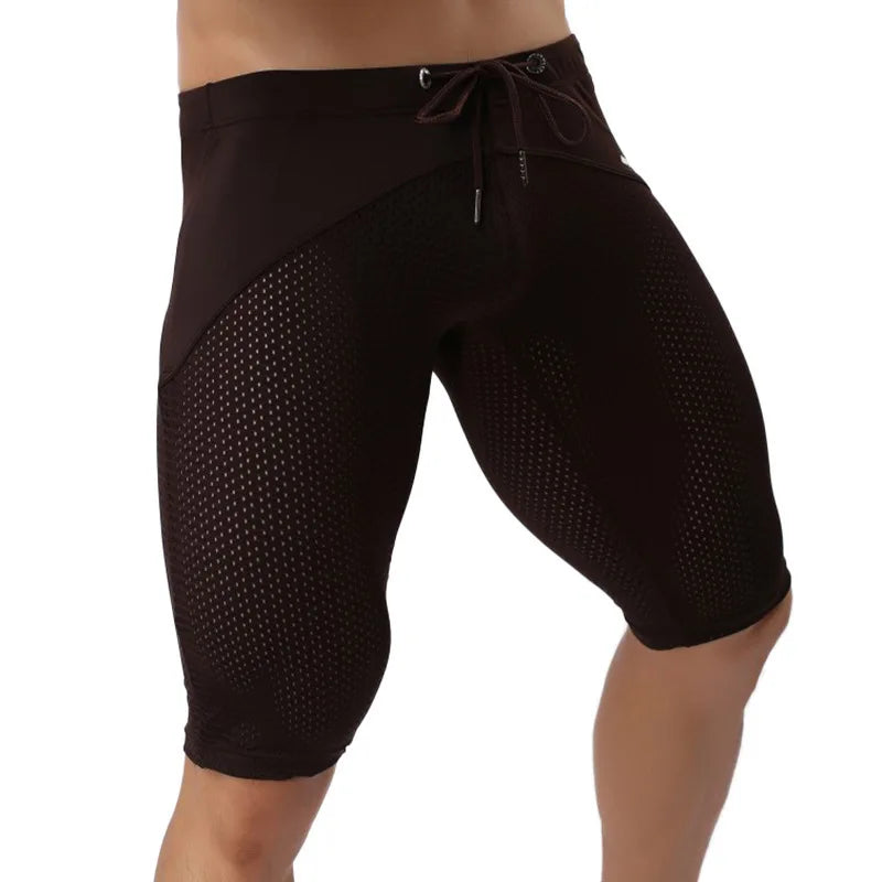 Men's Underwear Shaping Pants Sports Slim Fit Pants Sports Mid-Length Pants Cycling Pants Pants Casaul Elegant Style Pants 3TEL