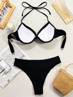 Underwired Bra Cup Bikinis High Waist Bikini Women Swimsuit Female Swimwear Two Pieces Bikini Set Push Up Bathing Suit Swim Lady