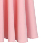 Women Skirt Elastic High Waist A-Line Style Skirt Solid Color Large Hem Skater Skirt Bohemia Style Skirts Women's skirt