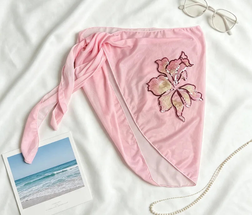 Halter 3 Pieces Sexy Bikini With Mini Skirt Women Swimsuits Female Swimwear Bathing Suit Swimming Suits Cover Up Beach Biquini