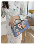 Vintage Bamboo Top Handle Bag Classic Mother Chic Lady Bags Women Shoulder Crossbody Bag Chain Bags Women's Handbags Purses