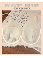 Plus Size Wireless Bra Women Summer Thin Minimizer Large Bust Support Side Coverage Anti Sagging Adjustable Straps Comfort White