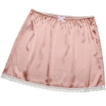 FDYOUI 2026 Summer Bowknot Lace Patchwork Satin Skirts for Women Casual Girls Clothes Sexy High Waist Short Skirt Y2K Streetwear