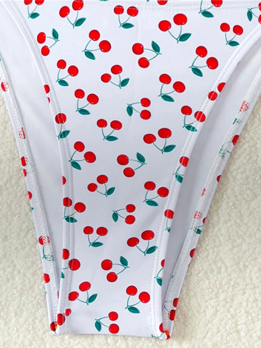 Strawberry Designer Bikini Female Swimsuit Women Thong Swimwear Two Pieces Bikini Set Brazilian Bather Bathing Suit Swim Wear