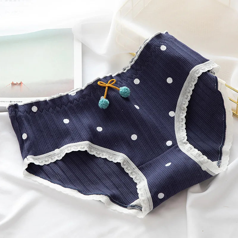 Cotton Briefs for Women Cute Low Waist Panties Women Stretch Underwear Female Underpants Lingerie Japanese Pantys Comfy Pantys