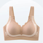 Minimizer Bra for Women Soft Support Seamless Shaping Side Control Push-Up Anti-Sag Bra Underwear Full Coverage Bralette