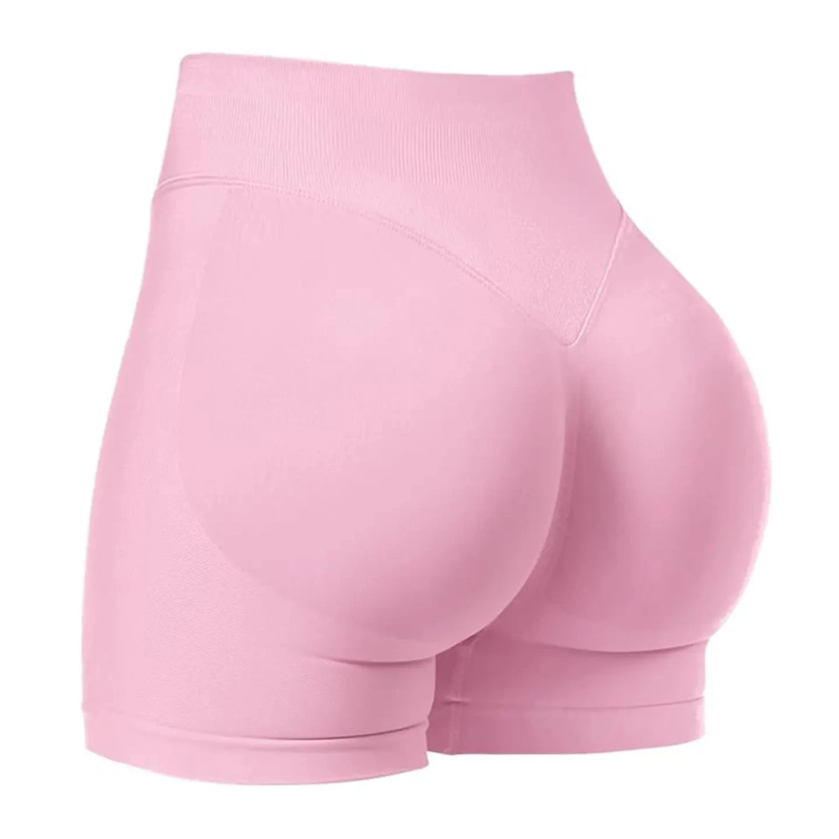 High stretch hip lifting fitness yoga shorts with peach hips and no awkward lines, Pilates medium intensity training shorts