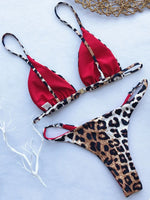 XS - L Leopard Mini Micro Thong Bikini Women Swimsuit Female Swimwear Two Pieces Bikini Set Brazilian Bather Bathing Suit Swim