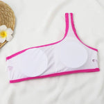 Sexy Neon Green Bikini 2026 Women Swimsuit Female Swimwear One Shoulder Thong Bikinis Set Brazilian Beach Bathing Suit Biquini