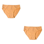 2Pcs/Set Cotton Panties Women Low Rise Underwear Solid Color Comfort Breathable Briefs Sexy Lingerire M-XL Seamless Intimates